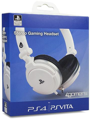 PS4 Dual Format Headset White